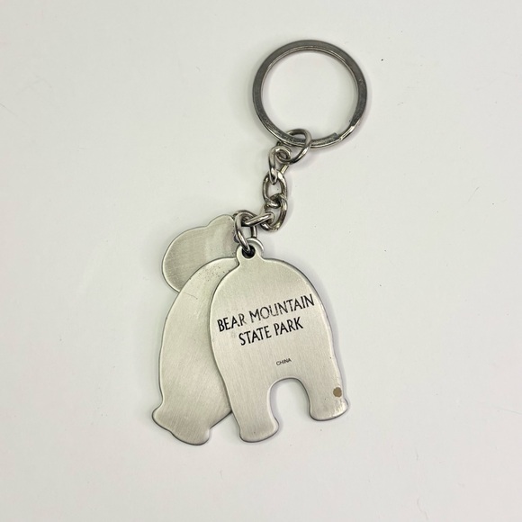 Moveable Black Bear Keychain from Bear Mountain State Park, [3.75” x 1”] - Picture 5 of 7